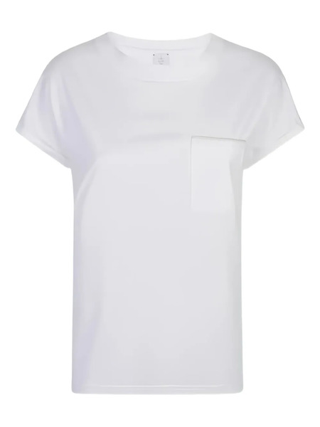 Eleventy Patch-pocket Rolled-cuff T-shirt - White 