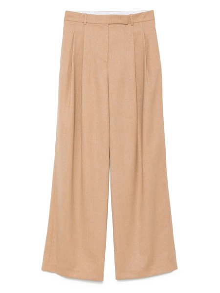  Eleventy Pleated Wide-leg Trousers - Neutrals 