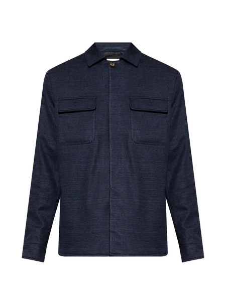  Eleventy Pocket Jacket - Blue 