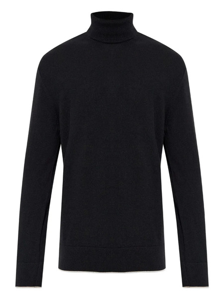  Eleventy Roll-neck Jumper - Black 
