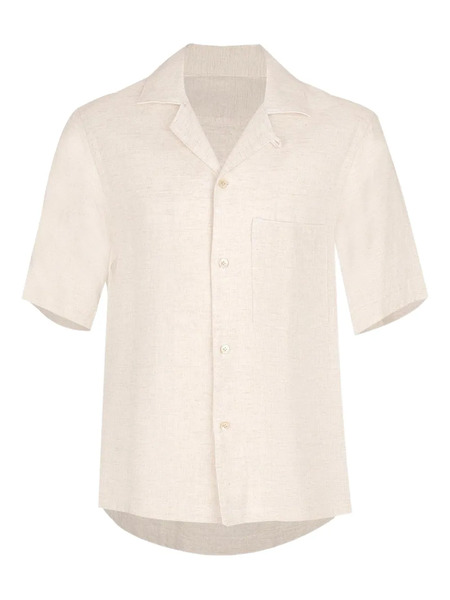  Eleventy Short-sleeve Pocket Shirt - Neutrals 