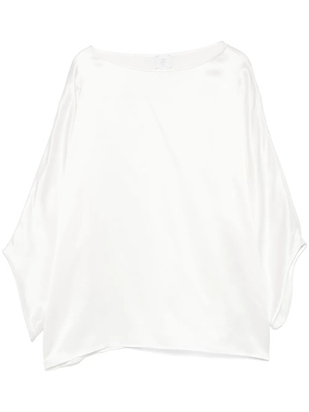  Eleventy Silk Top - White 