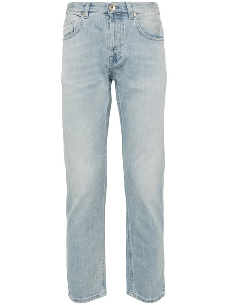  Eleventy Stonewashed Straight Jeans - Blue 
