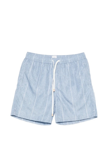  Eleventy Striped Swim Shorts - Blue 