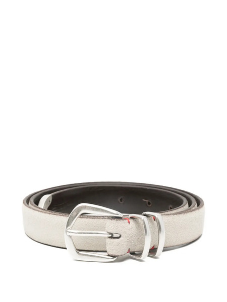 Eleventy Suede Belt - Neutrals 