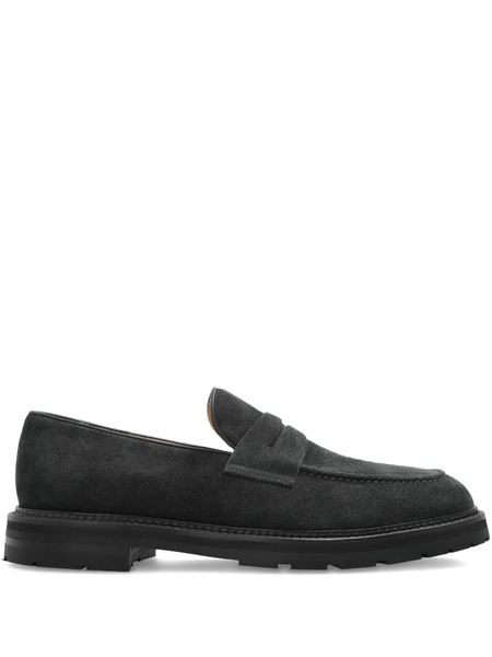  Eleventy Suede Penny Loafers - Blue 