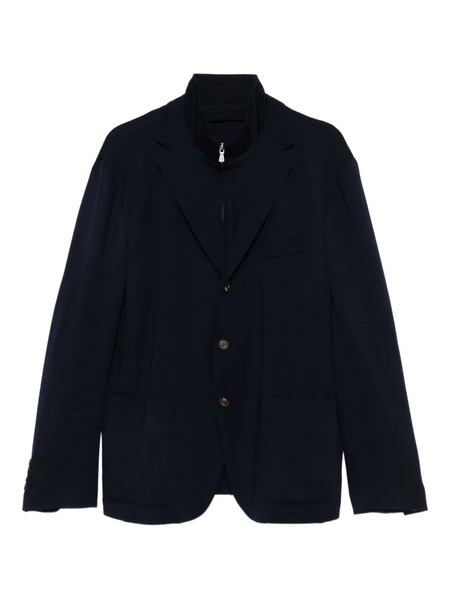  Eleventy Three-button Wool Jacket - Blue 
