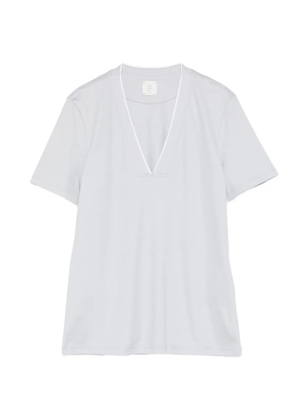  Eleventy V-neck T-shirt - Blue 