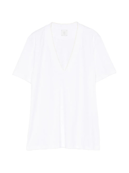  Eleventy V-neck T-shirt - White 