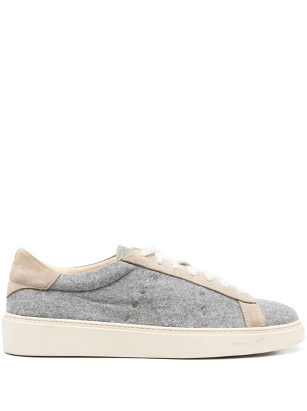  Eleventy Wool-blend Trainers - Grey 