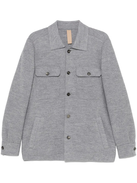  Eleventy Wool Shirt Jacket - Grey 