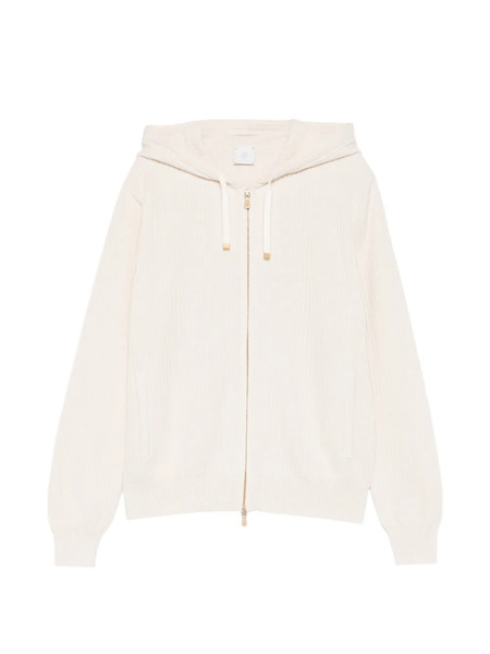  Eleventy Zip Hoodie - Neutrals 