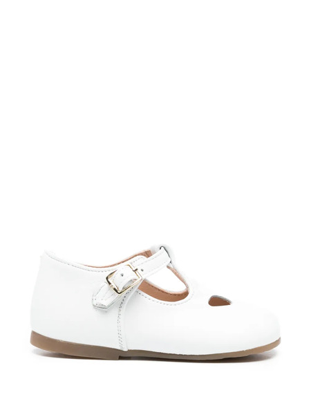  Eli1957 Buckle-detail Moccasins - White 