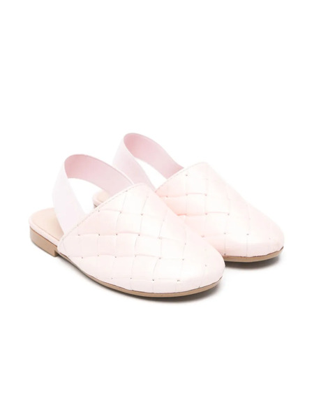  Eli1957 Diamond-quilting Sandals - Pink 