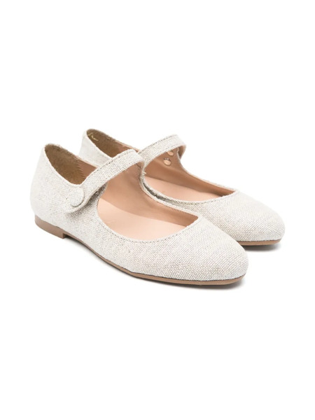 Eli1957 Lurex Ballerinas - Neutrals 