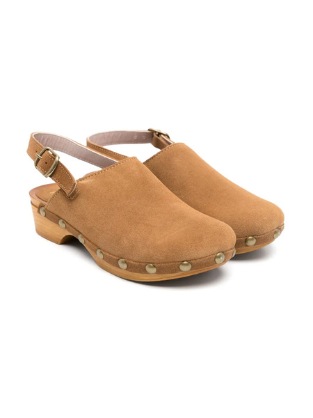  Eli1957 Suede Slippers - Brown 