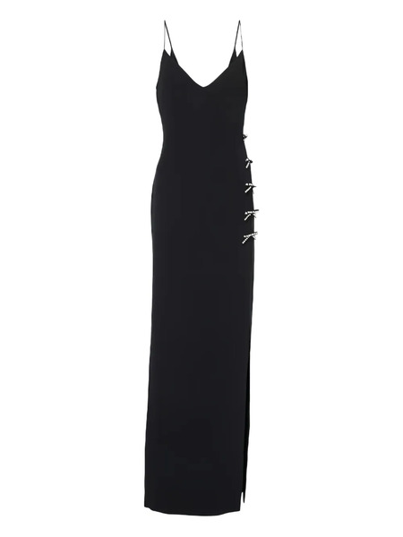  Elie Saab Bow-embellished Gown - Black 