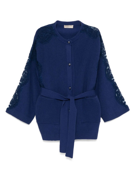  Elie Saab Button-up Cardigan - Blue 