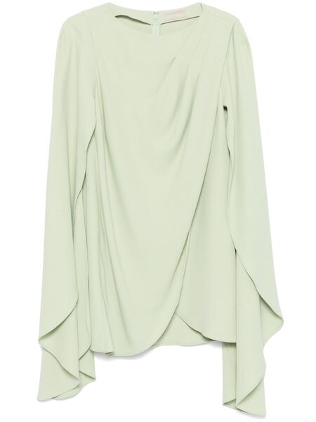  Elie Saab Cape Blouse - Green 