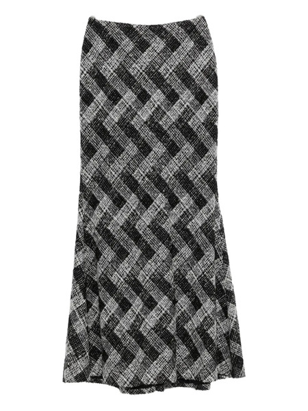  Elie Saab Chevron Skirt - Black 