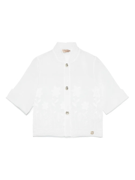  Elie Saab Junior Embroidered Jacket - White 