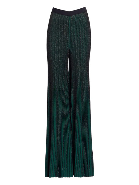  Elie Saab Metallic Trousers - Green 