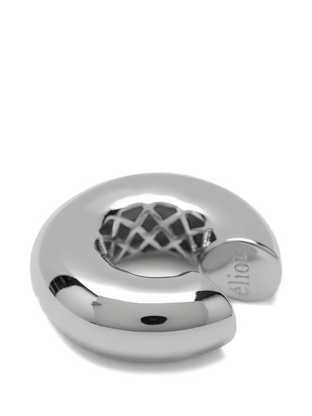  éliou Pleated Ear Cuff - Silver 