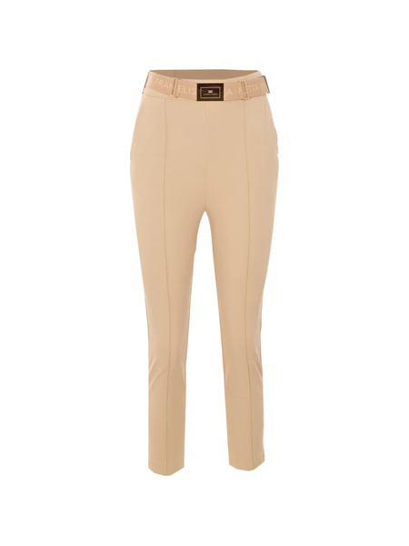  Elisabetta Franchi Belt Trousers - Neutrals 