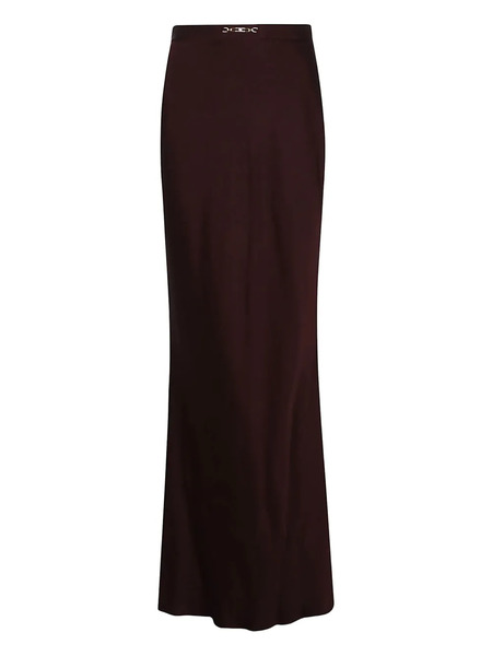  Elisabetta Franchi Bias-cut Mermaid Skirt - Brown 