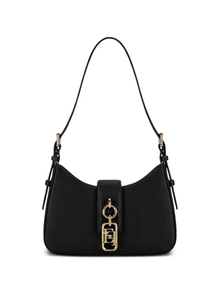  Elisabetta Franchi Buckle Charm Mini Bag - Black 
