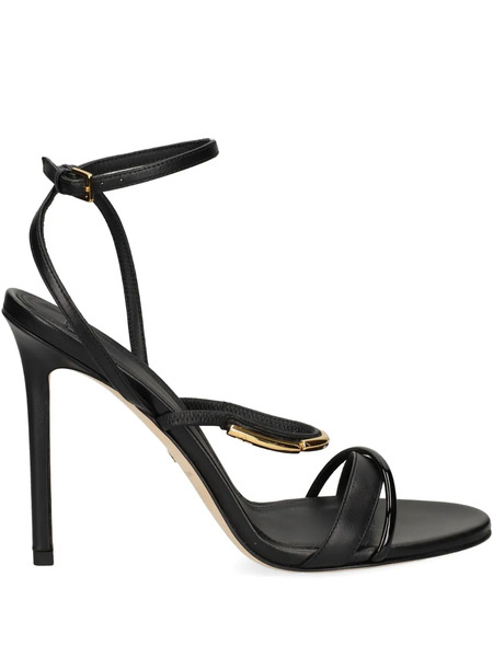  Elisabetta Franchi Buckle-strap Heeled Sandals - Black 