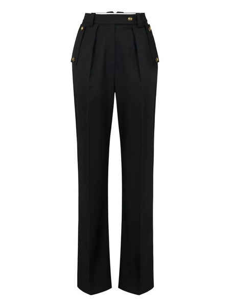  Elisabetta Franchi Button-detail Trousers - Black 