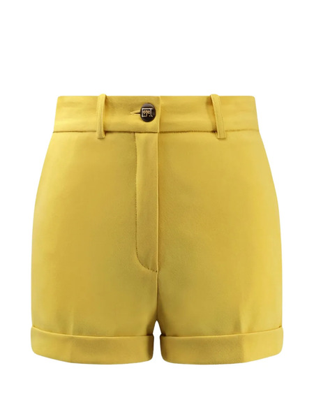  Elisabetta Franchi Buttoned Shorts - Yellow 