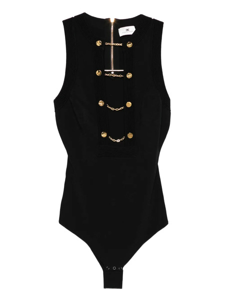  Elisabetta Franchi Chain-embellished Bodysuit - Black 