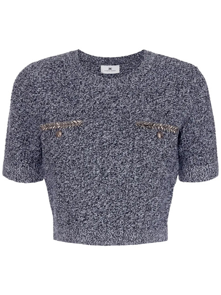  Elisabetta Franchi Chest-pocket Top - Black 