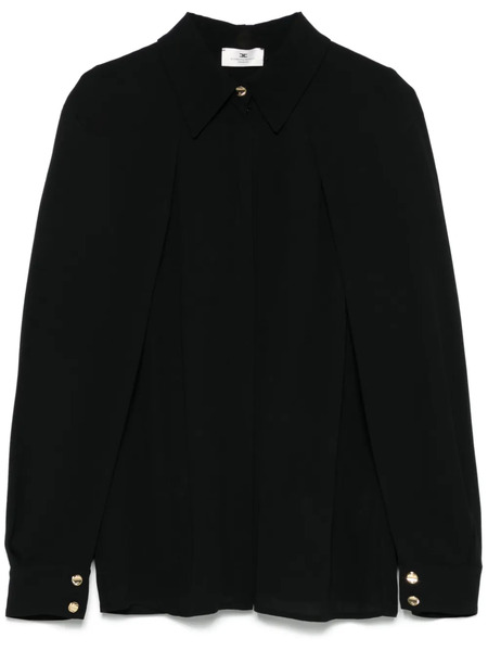  Elisabetta Franchi Crepe Shirt - Black 