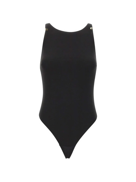  Elisabetta Franchi Crew-neck Bodysuit - Black 