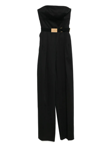  Elisabetta Franchi Crossover-laces Jumpsuit - Black 