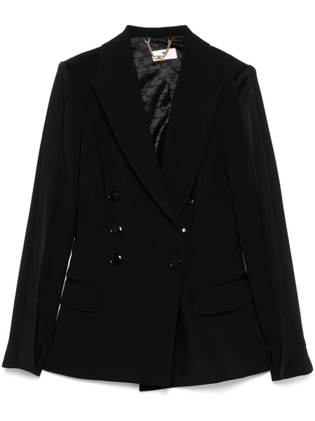  Elisabetta Franchi Double-breasted Blazer - Black 
