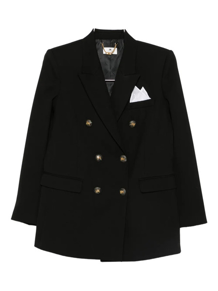  Elisabetta Franchi Double-breasted Blazer - Black 