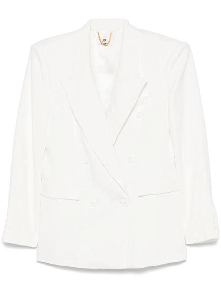  Elisabetta Franchi Double-breasted Blazer - White 