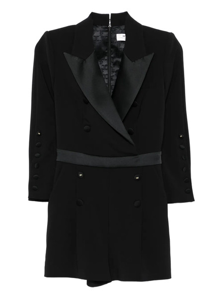  Elisabetta Franchi Double-breasted Jumpsuit - Black 