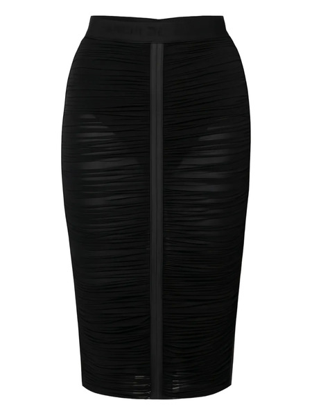  Elisabetta Franchi Elasticated-waistband Midi Skirt - Black 