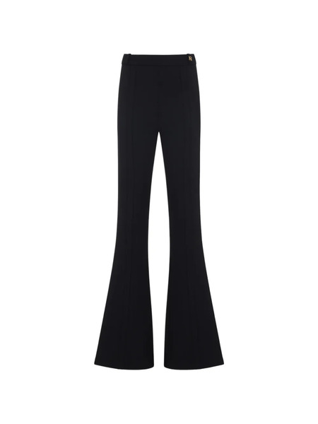  Elisabetta Franchi Flare Trim Trousers - Black 
