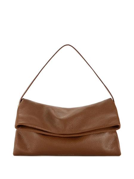  Elisabetta Franchi Folded Leather Shoulder Bag - Brown 