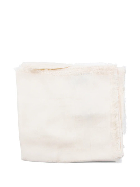  Elisabetta Franchi Fringed Scarf - Neutrals 