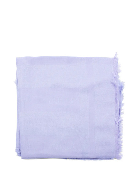  Elisabetta Franchi Fringed Scarf - Purple 