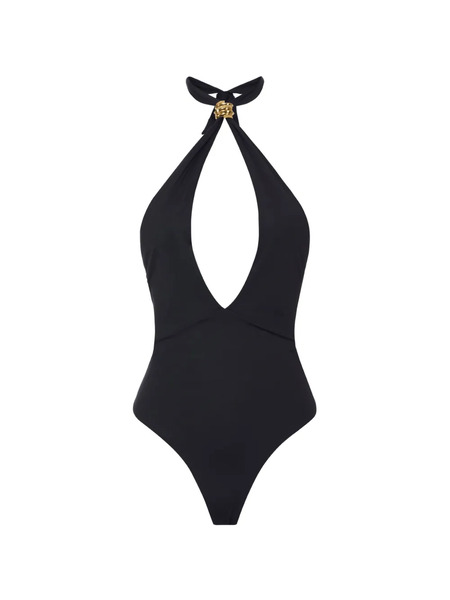 Elisabetta Franchi Halterneck Swimsuit - Black 