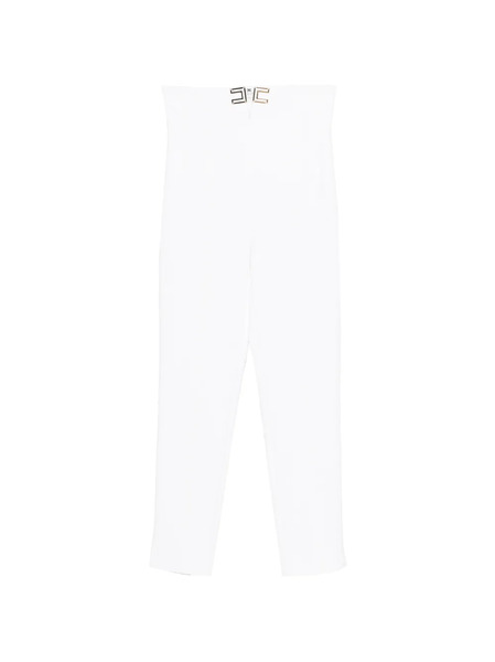 Elisabetta Franchi High-waist Trousers - White 