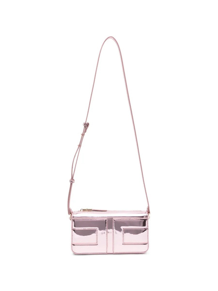  Elisabetta Franchi Kids Zip Shoulder Bag - Pink 